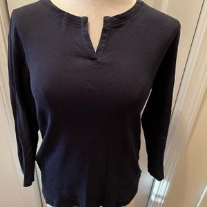 Jones, New York blue shirt